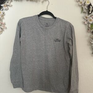Vans Gray Long Sleeve Tee Classic Crew